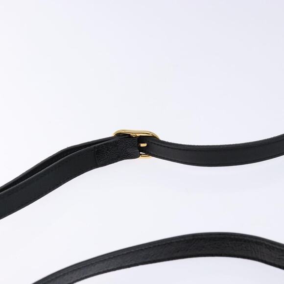 GUCCI Sherry Line Shoulder Bag Suede Navy Gold - Picture 8 of 16